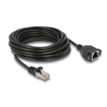 DeLOCK 90779 netwerkkabel Zwart 5 m Cat6a S/FTP (S-STP)