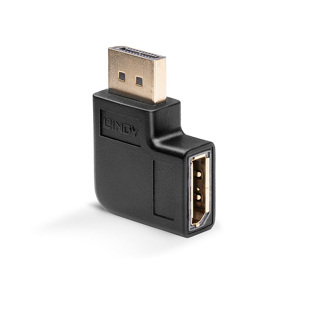 Image of Lindy DisplayPort 1.4 Adapter 90° right