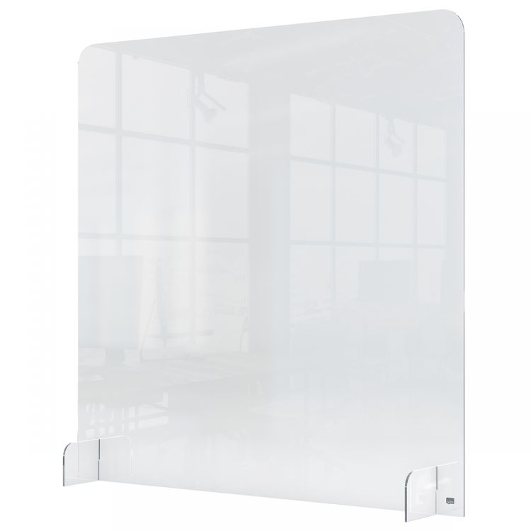 Image of Nobo Premium Plus Acrylic Counter Protective Divider Screen...