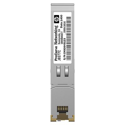 Hewlett Packard Enterprise X121 1G SFP RJ45 T Transceiver network media converter 1000 Mbit/s
