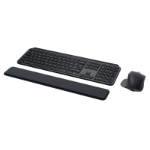 Logitech 920-010930 keyboard Mouse included Office RF Wireless + Bluetooth QWERTY Spanish Graphite