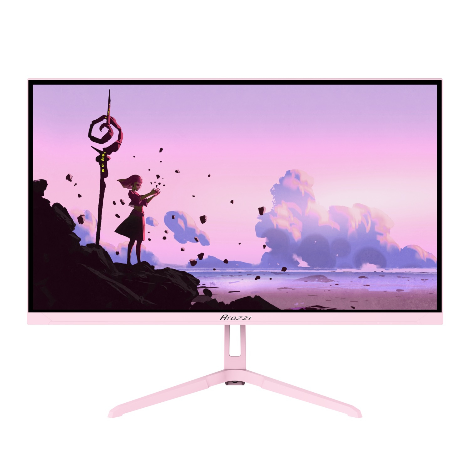 Arozzi Nova 24â€³ computer monitor 60.5 cm (23.8") 1920 x 1080 pixels Full HD LED Pink