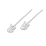 LogiLink Cat.6A Slim High-Flex Patch Cable white  7,50 m