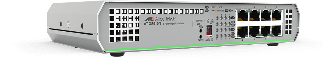 Photos - Switch Allied Telesis AT-GS910/8-30 network  Unmanaged Gigabit Ethernet 