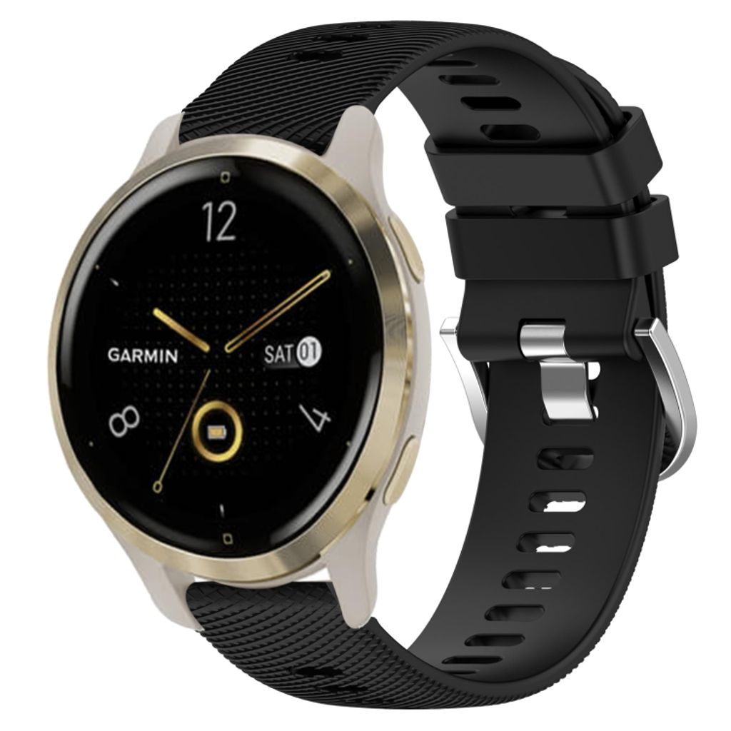 EU Product - Venu 2S Silicone Watch Band - Black thumbnail