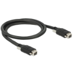 DeLOCK 83591 FireWire cable 1 m 9-p Black