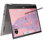 ASUS Chromebook CX34 Flip CB3401FBA-LZ0678 Intel® Core™ i5 i5-1235U 35.6 cm (14") Touchscreen WUXGA 8 GB LPDDR4x-SDRAM 256 GB SSD Wi-Fi 6E (802.11ax) ChromeOS Grey