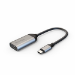 HYPER HD425A video cable adapter USB Typ-C HDMI Edelstahl