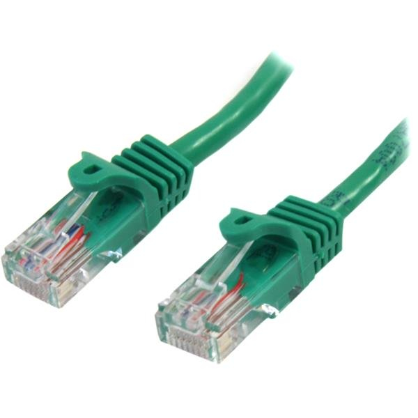 StarTech.com 45PAT50CMGN networking cable Green 0.5 m Cat5e U/UTP (UTP)