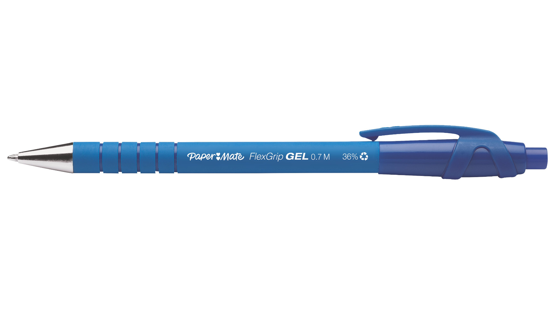 Image of Papermate lexGrip Gel Retractable gel pen Medium Blue 12 pc(s)