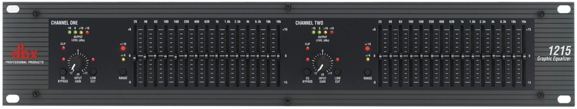dbx DBX1215V-EU audio equalizer Graphic equalizer