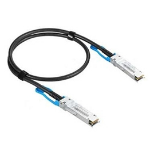 Extreme networks 100G-DACP-QSFP4SFP1M fibre optic cable 1 m QSFP28 4x SFP28 Black