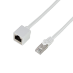 LogiLink CQX051S networking cable White 2 m Cat6a S/FTP (S-STP) Round