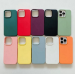 JLC Apple iPhone 14 Matte Silicone Magsafe Blue