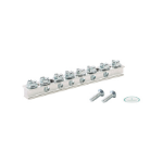 Panduit 6PT UNIV GROUND BAR grounding hardware Gray