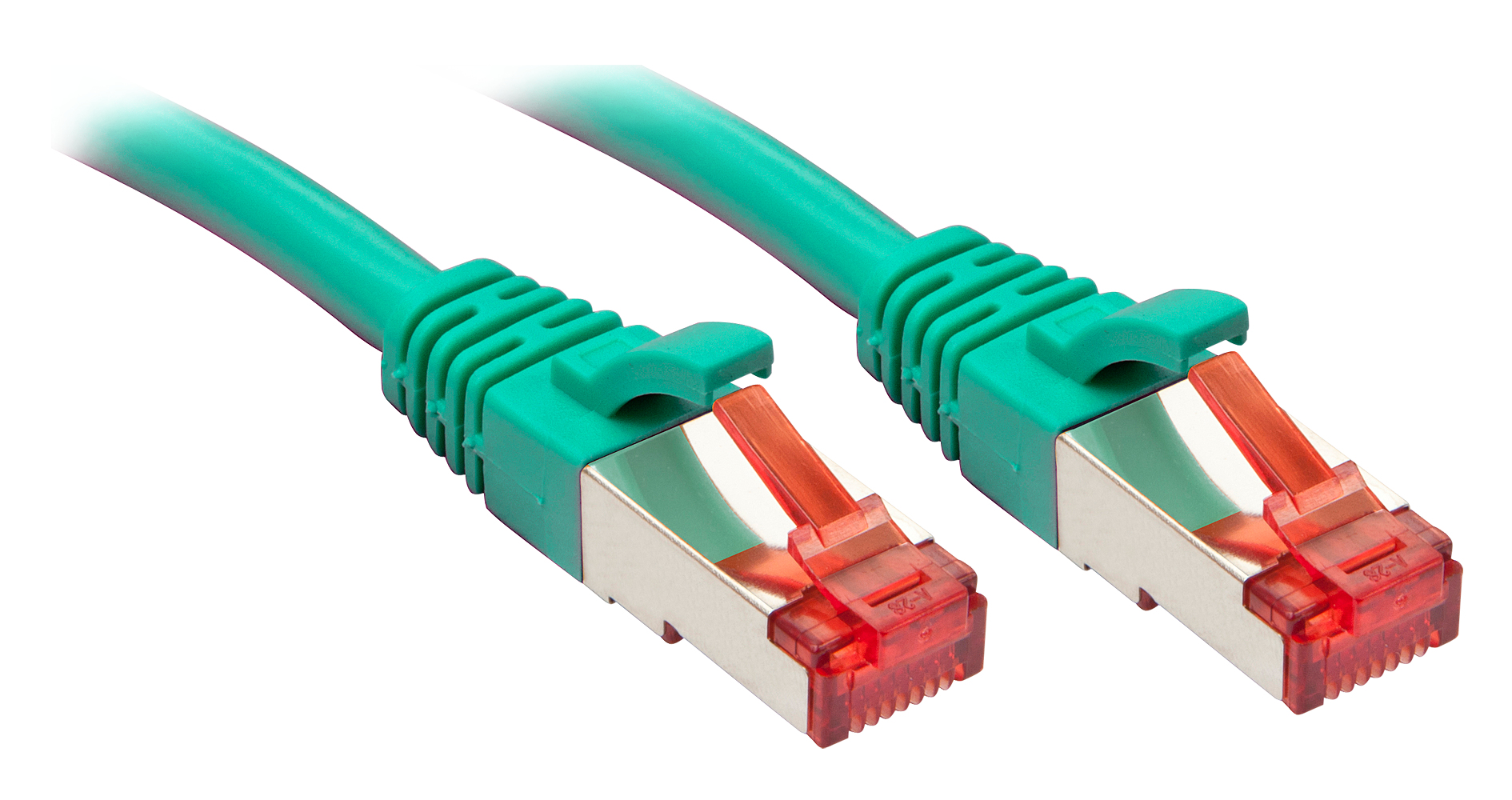 Image of Lindy RJ-45 Cat.6 S/FTP 1m networking cable Green Cat6 S/FTP (S-STP)