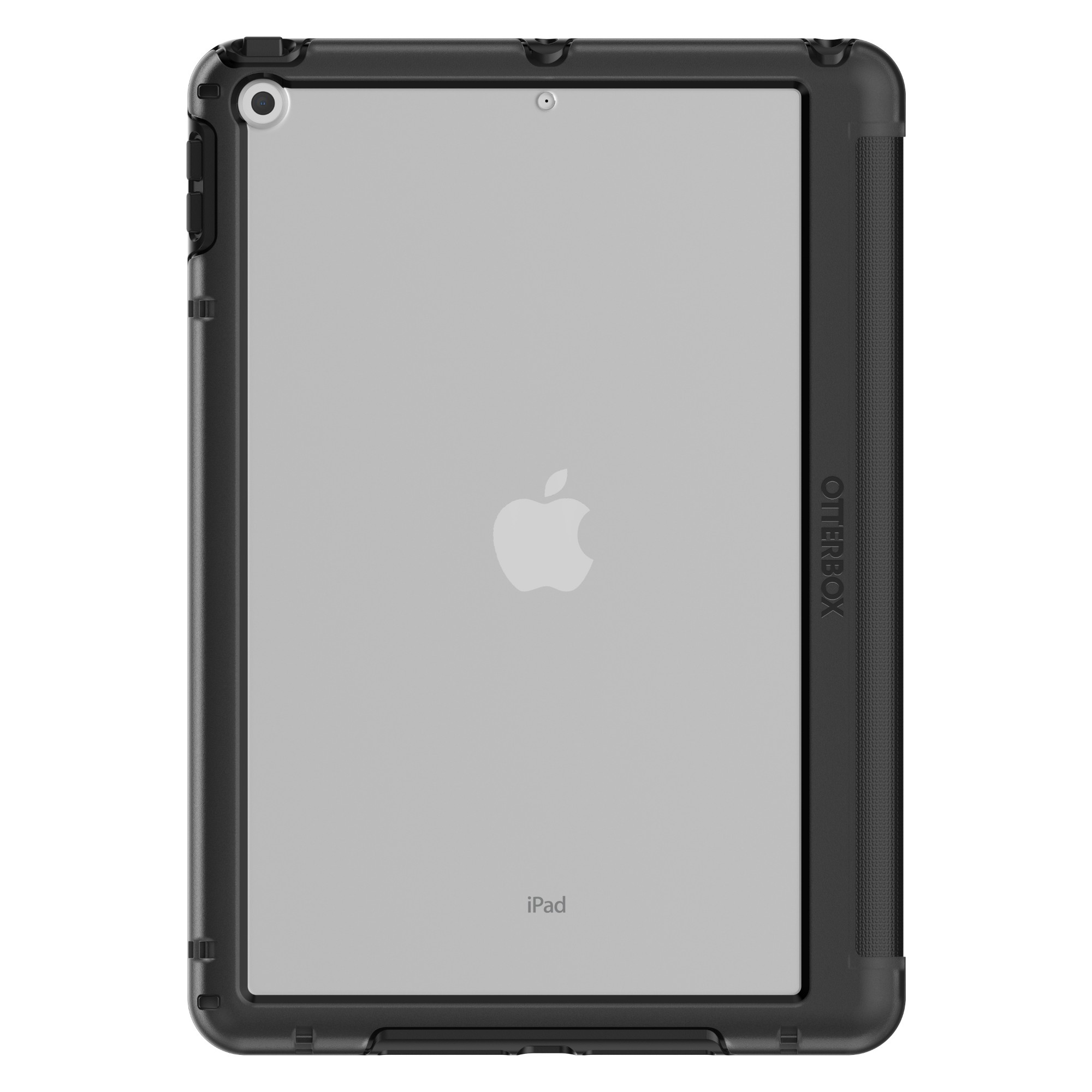 OtterBox Symmetry Folio Case for iPad 7th/8th/9th gen, Shockproof, Drop proof, Slim Protective Folio Case, Tested to Military Standard, Black, No Retail Packaging