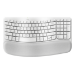 Logitech Wave Keys keyboard Universal RF Wireless + Bluetooth QWERTY English White