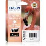 Epson C13T08704020/T0870 Ink cartridge Glossy Optimizer Blister Radio Frequency 11.4ml for Epson Stylus Photo R 1900