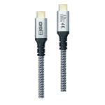 2GO 797513 USB-kabel USB 3.2 Gen 2 (3.1 Gen 2) 2 m USB C Zilver