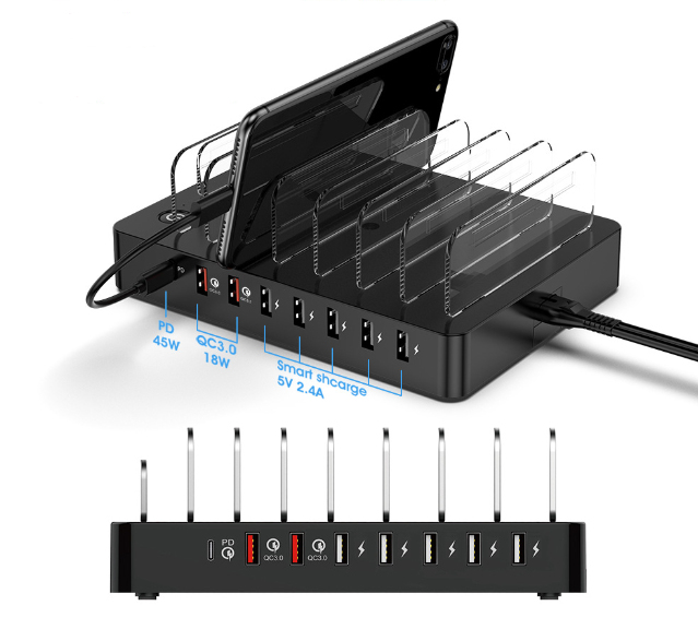 JLC 8 Port Charging Station