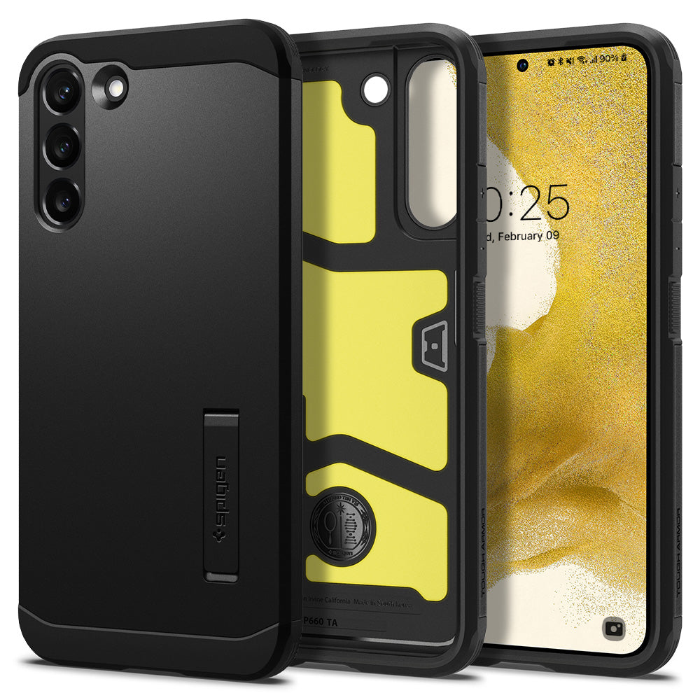 EU Product - Tough Armor Case for Galaxy S22 - Black thumbnail