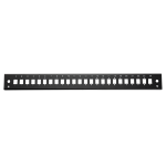 Equip 24-Port Front Panel for LC-Duplex, SC-Simplex, 1U, Black