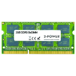 2-Power 2GB MultiSpeed 1066/1333/1600 MHz SoDIMM Memory - replaces A6994442