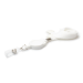 Digital ID 16mm White Tubular Flexiweave Breakaway Lanyards with attached Mini Yoyo Card Reel & Clear Vinyl Strap (Pack of 50)