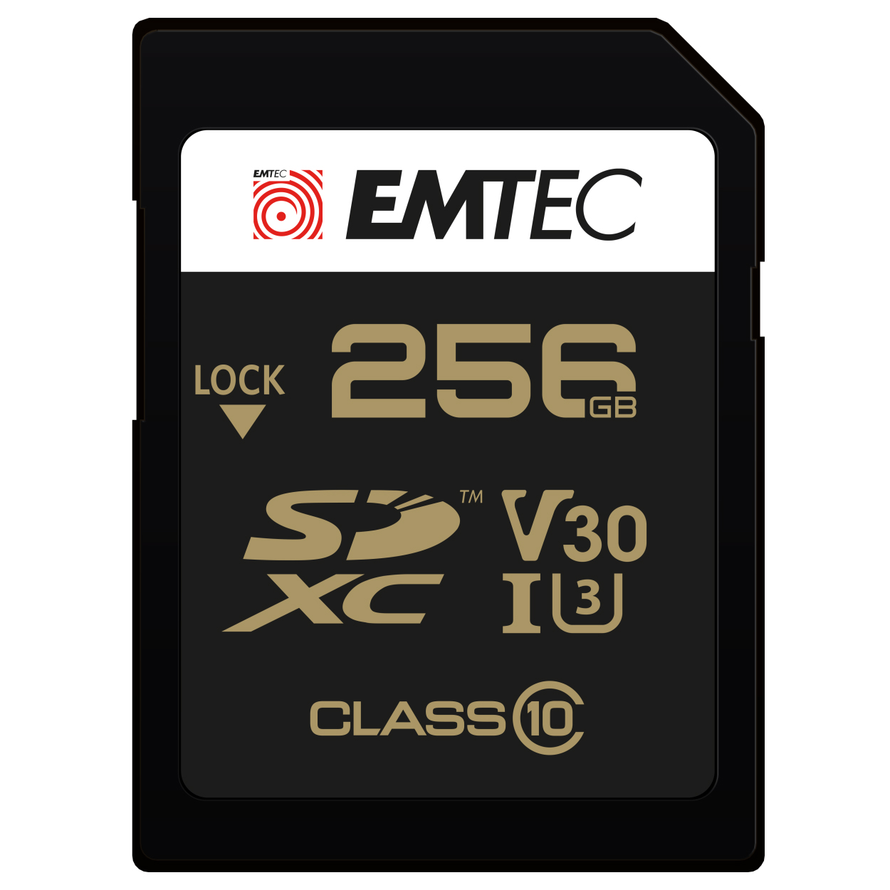 Emtec 256Gb Uhs-I U3 V30 Elitegold Sd Memory Card