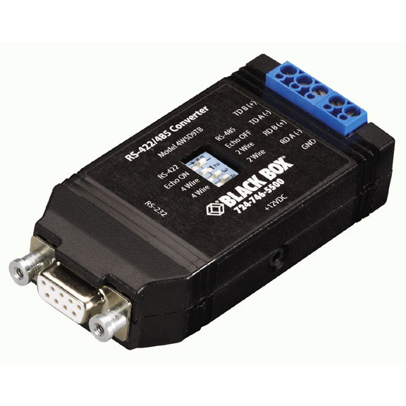 Black Box IC820A Serial converter/repeater/isolator RS-232 RS-422/485