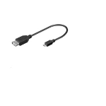 Microconnect USBABMICRO2 USB cable 0.2 m USB 2.0 USB A Micro-USB B Black