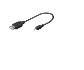 Microconnect USBABMICRO2 USB cable 0.2 m USB 2.0 USB A Micro-USB B Black