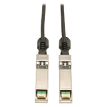 Tripp Lite N280-01M-BK SFP+ 10Gbase-CU Passive Twinax Copper Cable, SFP-H10GB-CU1M Compatible, Black, 1M (3.28 ft.)