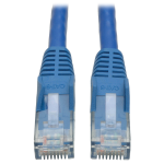 Tripp Lite N201-007-BL Cat6 Gigabit Snagless Molded (UTP) Ethernet Cable (RJ45 M/M), Blue, 7 ft. (2.13 m)