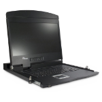 Inter-Tech AS-9100 DLS rack console 48.3 cm (19") 1366 x 768 pixels Steel Black