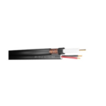 Securi-Flex SFX/59+2C-0.5-PREM-PVC-BLK-1 coaxial cable 1 m No Black