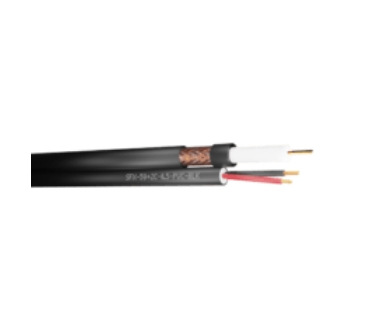 Securi-Flex SFX/59+2C-0.75-LSF-BLK-250 coaxial cable 250 m No Black