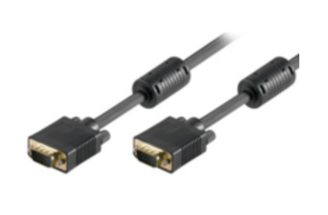 Microconnect SVGA, 2m VGA cable VGA (D-Sub) Black