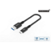 Microconnect USB3.2AC015 USB cable USB 3.2 Gen 2 (3.1 Gen 2) 0.15 m USB C USB A Black