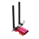 MERCUSYS (MA37BE) BE6500 Wi-Fi 7 Bluetooth 5.4 Tri-Band PCI Express Adapter, WPA3