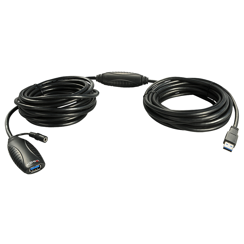 Image of Lindy 15m USB 3.0 Active Extension Cable