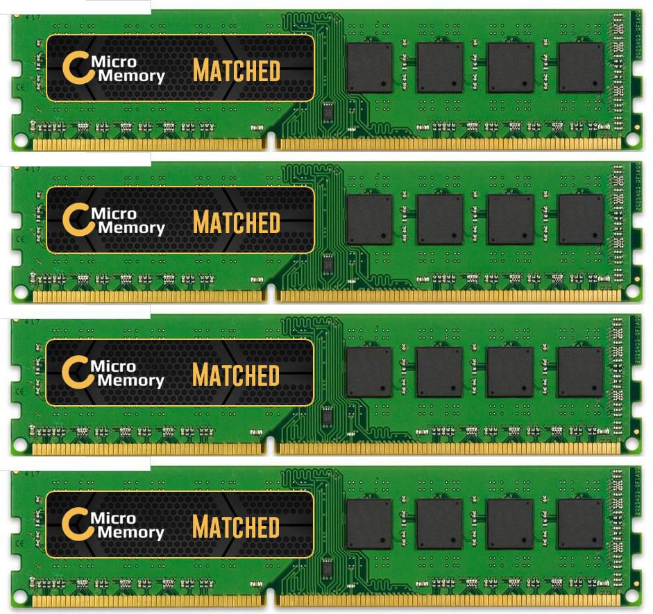 Image of CoreParts 16GB DDR3 1333MHz ECC/REG memory module 4 x 4 GB