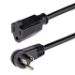 StarTech.com PAC101R1 power cable Black 11.8" (0.3 m) NEMA 5-15P NEMA 5-15R