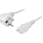 Deltaco DEL-111V power cable White 5 m CEE7/7 IEC C13