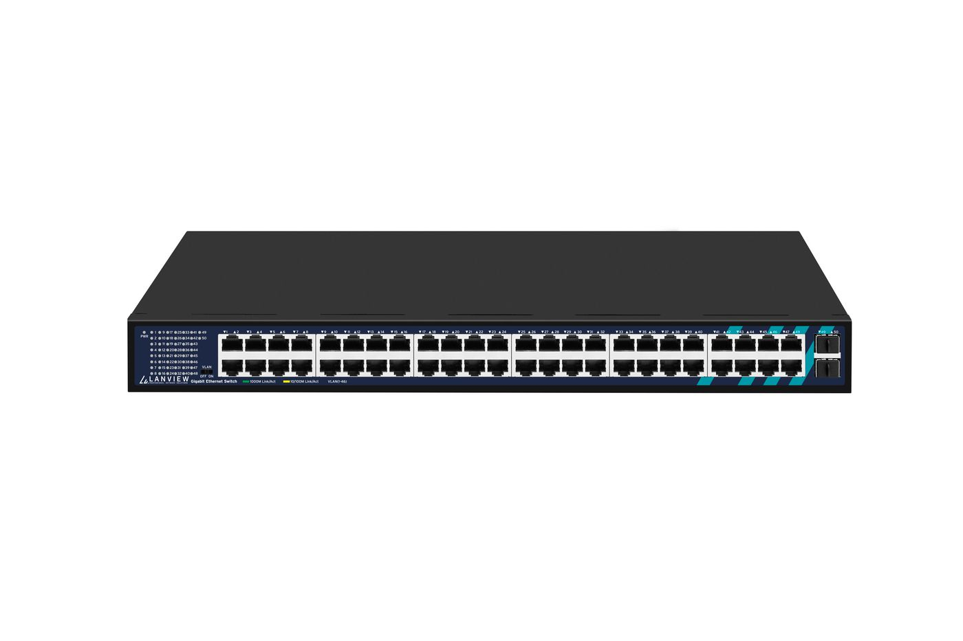 Lanview Lvn-1Umount-48Port-2Sfp-1G Network Switch Unmanaged Gigabit Et