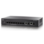 Cisco Small Business SG350-10SFP hanterad L2/L3 1U Svart