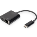 FDL 0.2M USB TYPE C TO GIGABIT ETHERNET & PD 100W ADAPTER