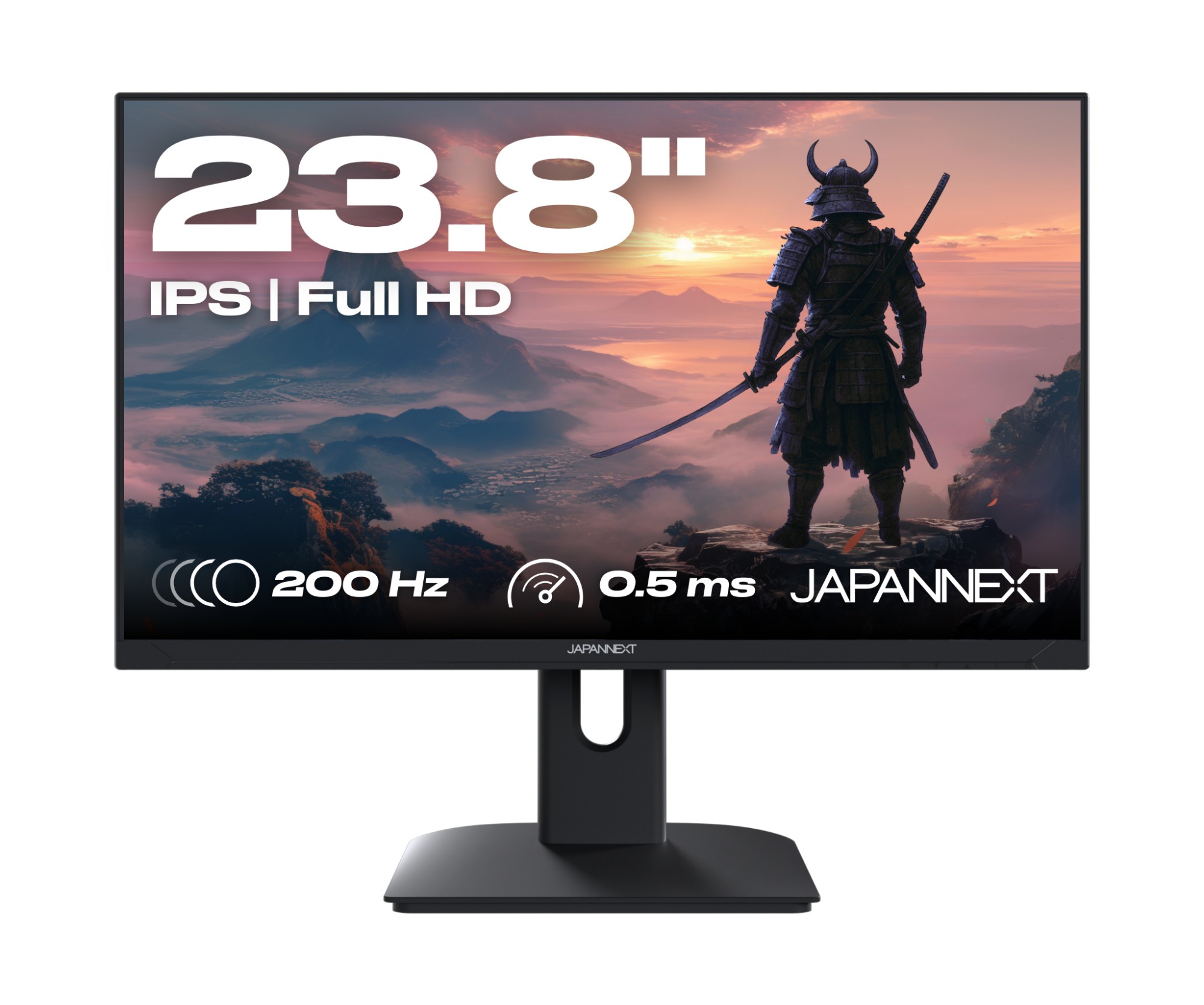 JAPANNEXT JN-I238FHD200F computer monitor 60.5 cm (23.8") 1920 x 1080 pixels Full HD LCD Black