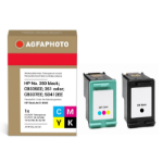 AgfaPhoto APHP350_351SET inktcartridge 2 stuk(s) Compatibel Normaal rendement Zwart, Cyaan, Magenta, Geel